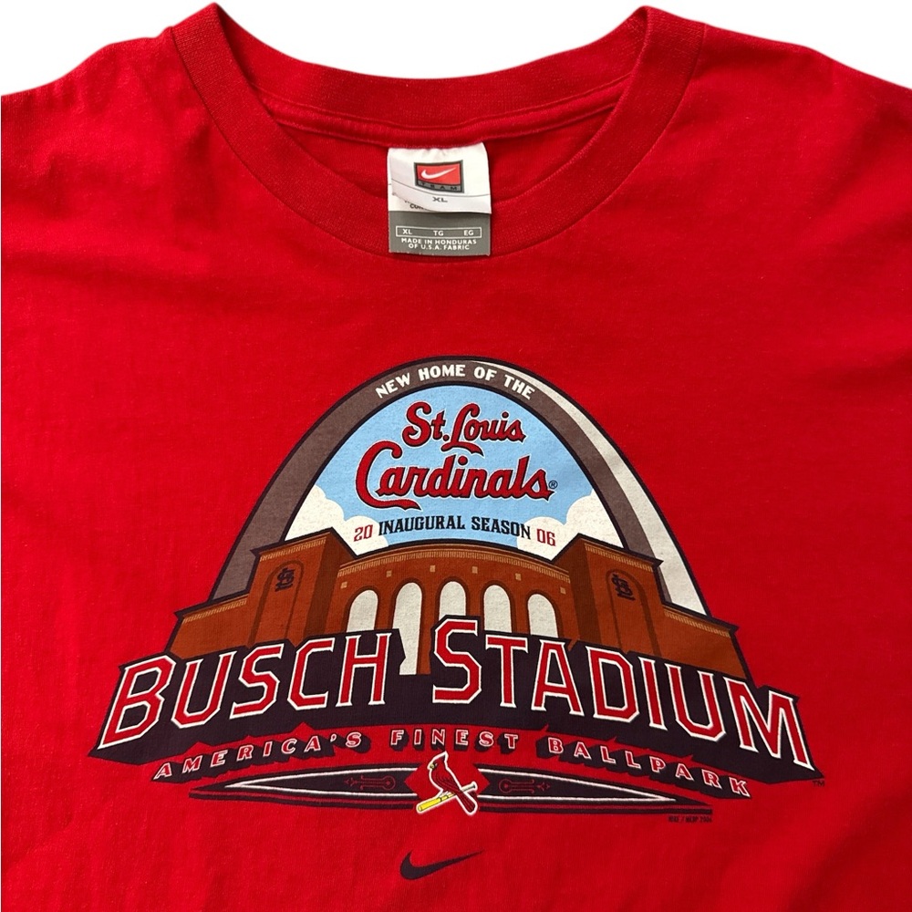 Vintage Nike St Louis Cardinals‎ Men’s T-Shirt Size XL 2006 Ignagural Season